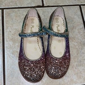 Glitter girl shoes